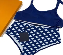 潮の文字花swimberwear womens sexy split Halter水浴スーツ夏のホリデービーチウェアファッション水着5061235