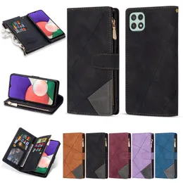 Leather Flip Wallet Case for Samsung Galaxy A03S A10 M10 A11 A12 A13 A14 A20E A21S A22 A20 A30 A31 A32 A33 A41 A50 A50S A30S A51 A52 A54 A70 A71 A72 A81 A82 A91 Note 8 9 10 20 Case