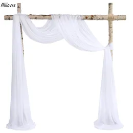 77 cm * 600 cm Hochzeit Bogen Drapieren Stoff Drapieren Hintergrund Vorhang Drapierung Party Supplies Zeremonie Empfang Hängende Dekoration CL3037