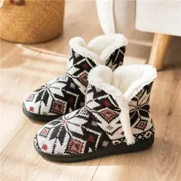 Slippers Winter Warm Home Slipper Men And Women Family Cotton Shoes Male Platform House Slides Ladies Casual Indoor For Bedroom