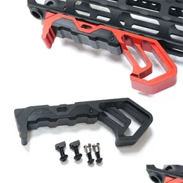 Acessórios táticos tiro airsoft gelball blaster handstop metal mlok keymod alça para brinquedo jimming 8 9 ak47/74 ao ar livre dro dhls7