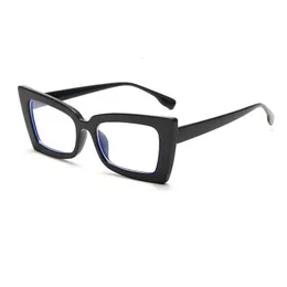 Sunglasses Frames Optics Cat Eye Glasse Fashion Vintage Transparent Lens  Prescription Myopia Men Eyeglasses 231208