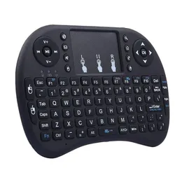 Tastaturen Mini I8 Tastatur Fly Air Mouse 2,4G USB Wireless Fernbedienung Toucad für Android TV Box PC Projektor Drop Lieferung Compute Dhyld