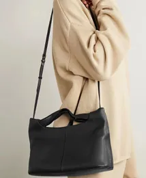 Business Handbags for Women Luxury Designer Handbag Pure Color Big Capacity Shoulder Crossbody Bags Märke Topphandtag Tote