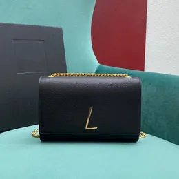 Designer-Umschlagtasche, klein, 20 cm, 10A, Spiegelqualität, Kalbsleder, Umhängetaschen, luxuriöse Kettentasche mit Box Y005