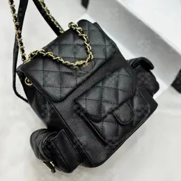 Designer mochila designers saco de livro schoolbag bookbag para mulheres caviar couro luxo fshion estilo clássico mochila sac a dos mini mochilas Fencefind