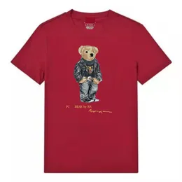 Ponyball Mens Designer Design originale Classico da uomo in puro cotone Tessuto liscio morbido Polo Bear Camicia da donna allentata T-shirt S-2XL 185
