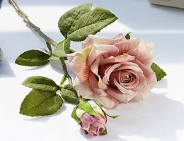 Ins decoração diária realista de alta qualidade para casa el buquê de flores artificiais colocação de casamento 205 v29290569