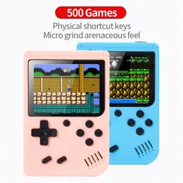 الكهرباء RC حيوانات Retro Mini Mini Handheld Game Game Console 8 بت 3 0 بوصة ملونة LCD Kids Player بنيت في 500 لعبة 231207