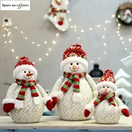 Christmas Toy Supplies Snowflake Doll Christmas Decoration el Christmas Decorations Scene Arrangement of The House Christmas Toys Home Decore 231208