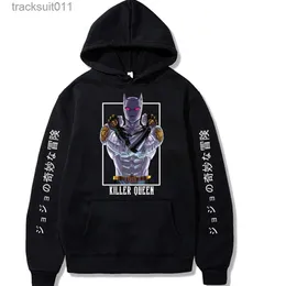 남자 티셔츠 조조 기괴한 어드벤처 킬러 킬러 킬러 home hoodie 풀오버 탑 메리 엠 패션 유니즈 롱 슬레스 겨울 L231208