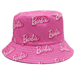 Big Girls Letter Hats Hats Teenagers Kids Carbie Fisherman Hat Summer Children Sunscreen Hats Beach Visor Cap Fit 5-16years266b