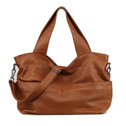 Nesitu alta qualidade casual grande preto marrom couro genuíno a4 bolsas femininas senhora ombro mensageiro sacos m07175 240104