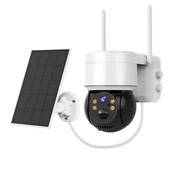 Telecamera solare WIFI esterna 4MP Sicurezza con pannello solare Sorveglianza wireless Telecamere IP PTZ Batteria CCTV PIR Rilevamento umano ICsee Q6