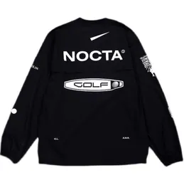 Hoodies masculinos versão EUA nocta Golf co marca desenhar respirável secagem rápida lazer esportes camiseta manga comprida em torno do pescoço summer8876