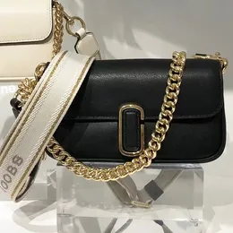 2024 Designer-Tasche Marc Umhängetasche Damenhandtasche Lconic Double J Gold Hardware Schultergurt Neue offizielle Website Chain Dermis Bag Weihnachtstasche03