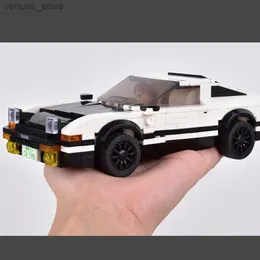 Blocos NOVAS Velocidades Campeões Serise Inicial D AE86 Famoso Supercar Racing Car Sports Building Blocks Bricks Kits Modelo R231208