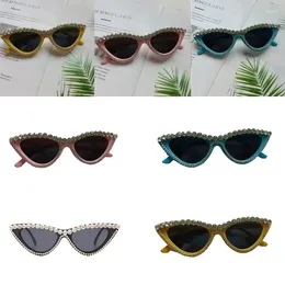 Sonnenbrille Punk Cat Eye Rahmen Vintage Mädchen Objektiv Brille Teenager Hiphop Party für Erwachsene DXAA