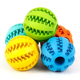 Rubber Chew Ball Dog Toy Training Toys Toothbrush Chews Food Balls Pet Product Drop Ship FMT2076