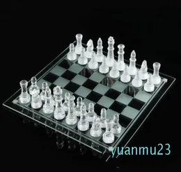 Whole2525cm K9 Glass Chess Medium Wrestling Gacking International Chess Game عالية الجودة مجموعة شطرنج عالمية عالية الجودة W3146334