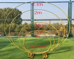 Свадебный реквизит, декор для вечеринки по случаю дня рождения, круг из кованого железа, круглое кольцо, арка, фон, газон, искусственный цветок, подставка, настенная полка 2009294522784