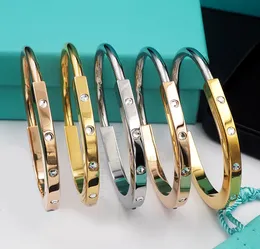 Modestile Armband Designer Frauen einzigartige Pferde Huf Lock Titanium Stahlarmband Barmband Knochen Silber Roségold Armbänder Designer Schmuck Armband Weihnachten