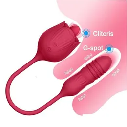 Leg Massagers Masr Alwup Rose Vibrator Toy For Women Adt Vagina Woman S Toys Juguetes Uales Vibrador Products Drop Delivery Health B Dhzvs
