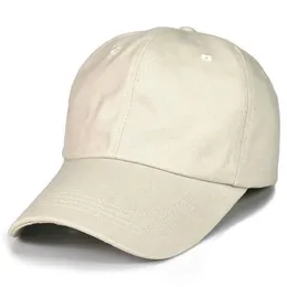 空白のプレーンパネル野球帽子100％コットンパパ男性の女性女性調整可能な基本キャップ