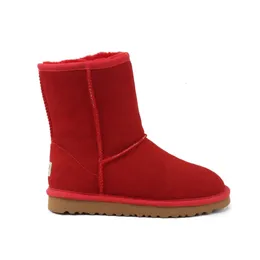 2023 Australia Warm Boots Mini Half Snow Ankle Boot Classic Winter Full Fur Fluffy Furry Baby Kids Boys Girls Size 21-35 Designer Shoes