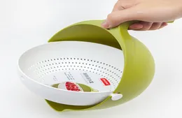 Cestelli portaoggetti Doppio cestino di scarico Ciotola Lavaggio del riso Lavello della cucina Filtro Tagliatelle Verdure Frutta Gadget Colino Coladores De 9021842