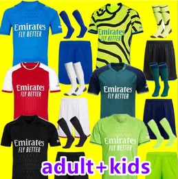 23 24 Smith Rowe Saka Soccer Jerseys fans Player Martinelli 2023 2024 Football Shirt Adult Kids Kit Odegaard Nketiah G.Jesus Fabio Arsen Zinchenko Jorginho Saliba