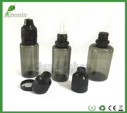 800 Stück Fedex PET-Tropfflaschen aus schwarzem Kunststoff mit manipulationssicheren Flaschenverschlüssen, manipulationssichere Flasche, 30 ml, 20 ml, 15 ml, 10 ml, 5 ml3710276