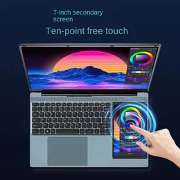 Small 7-Inch Dual-Screen Laptop Ultra-Thin Business Office Online Class Binge-watching Essential Artifact Lightweight HD High-End