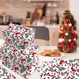 Gift Wrap Christmas Gifts Wrapping Paper Xmas Berries Birthday Wrappers Decoration Year Party DIY Packing Crafts Presents Decor