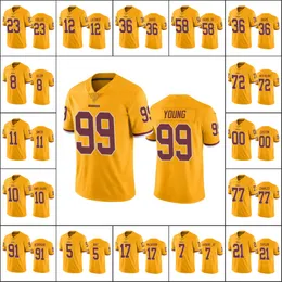 Washington''redskins''men 17 Terry McLaurin 21 Sean Taylor 99 Chase Young 11 Alex Smith Custom Women Youth Limited Jersey