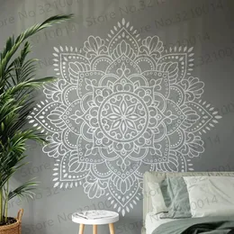 Adesivos de parede Mandala Wall Art Adesivo Mandala Vinyl Decal Mandala Wall Art Decal para Meditação Yoga Wall ArtDecor PW742 231208