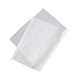 Saco de tecido branco de alta qualidade, resistente, à prova de lágrimas, bolsa de embalagem grossa, forte e durável, amplamente utilizada, vendas diretas de fábrica, grande quantidade de desconto de quantidade 55*60cm