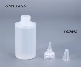 Garrafas plásticas duráveis do aperto de umetas 100ml garrafa conta-gotas vazia à prova de vazamento para o pigmento liquidoilcolor vender t2008194112204