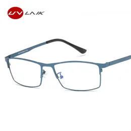 Uvlaik Erkek Optik Gözlük Çerçeveleri Mavi Işık Filtre Lens Goggles Oyun Gözlükleri Klasik Bussiness Gözlük Fames265K