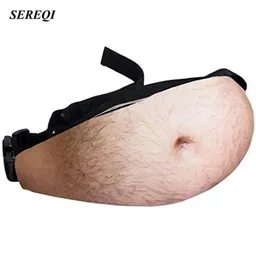 SEREQI Novelty 3D PU Beer Belly Bag Funny Daddy Mommy Storage Bag Travel Phone Antitheft Storage Organizer Holder Maker Dadbag18952308