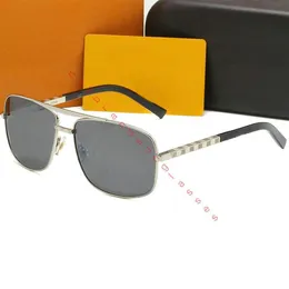 Yeni Erkekler Tutum Tutum Güneş Gözlüğü Popüler Moda Kare Güneş Gözlüğü Pilot Metal Çerçeve Kaplama Lens Goggles Style UV400 Kadın Sonn205w