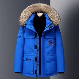 Herren down Parkas Männer und Frauen mit einer Cauplla Goasie -Kapuze -Down -Jacke Casual Designer Style Windproof Sailorom undefined Lallemen 2023 Neues Festkörpertop 17921