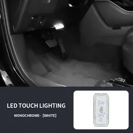 New 1pcs Car LED Touch Lights USB Interior Light Wireless Roof Ceiling Reading Lamps for Door Foot Trunk Storage Box