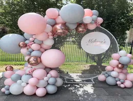 98cm suporte de balão de plástico acessórios de balão de aniversário casamento suporte de balão decoração balão arco guirlanda círculo base de coluna y01077784424