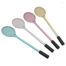 4st Stationery Lifelike Tennis Racket Badminton Styling Neutral Pen Water Socket Student School Supplies