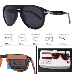 Sunglasses Luxo assico Vintage Piloto Steve Estilo Polarizado oculos De Sol Homem Condu o Marca Design 649244S