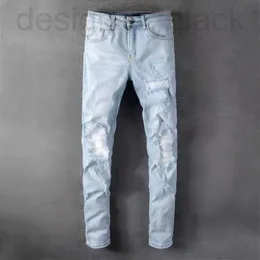 Men's Jeans designer jeans 2022 new high street fashion spring rag patch hole beggar Leggings UMZ5