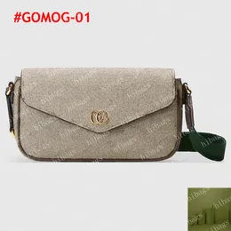 2024 Mini Bag Designer Borsa a tracolla da donna Marsupio Borse Web beige Qualità originale con scatola Borsa da donna in pelle Portafoglio moda 764961 3 colori #GOMOG-01