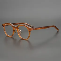 2021 Classic Brand Design Poligono irregolare Occhiali da vista in acetato Telaio Uomo Donna Retro Occhiali da vista Miopia ottica Eyewear3054