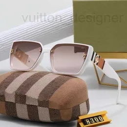 Sonnenbrillen, Designer-Markendesigner, gestreift, Patchwork, für Damen und Herren, polarisiert, Trend, luxuriös, UV-beständig, Sonnenbrille, lässig, vielseitig, mit Box, Geschenk, Q667